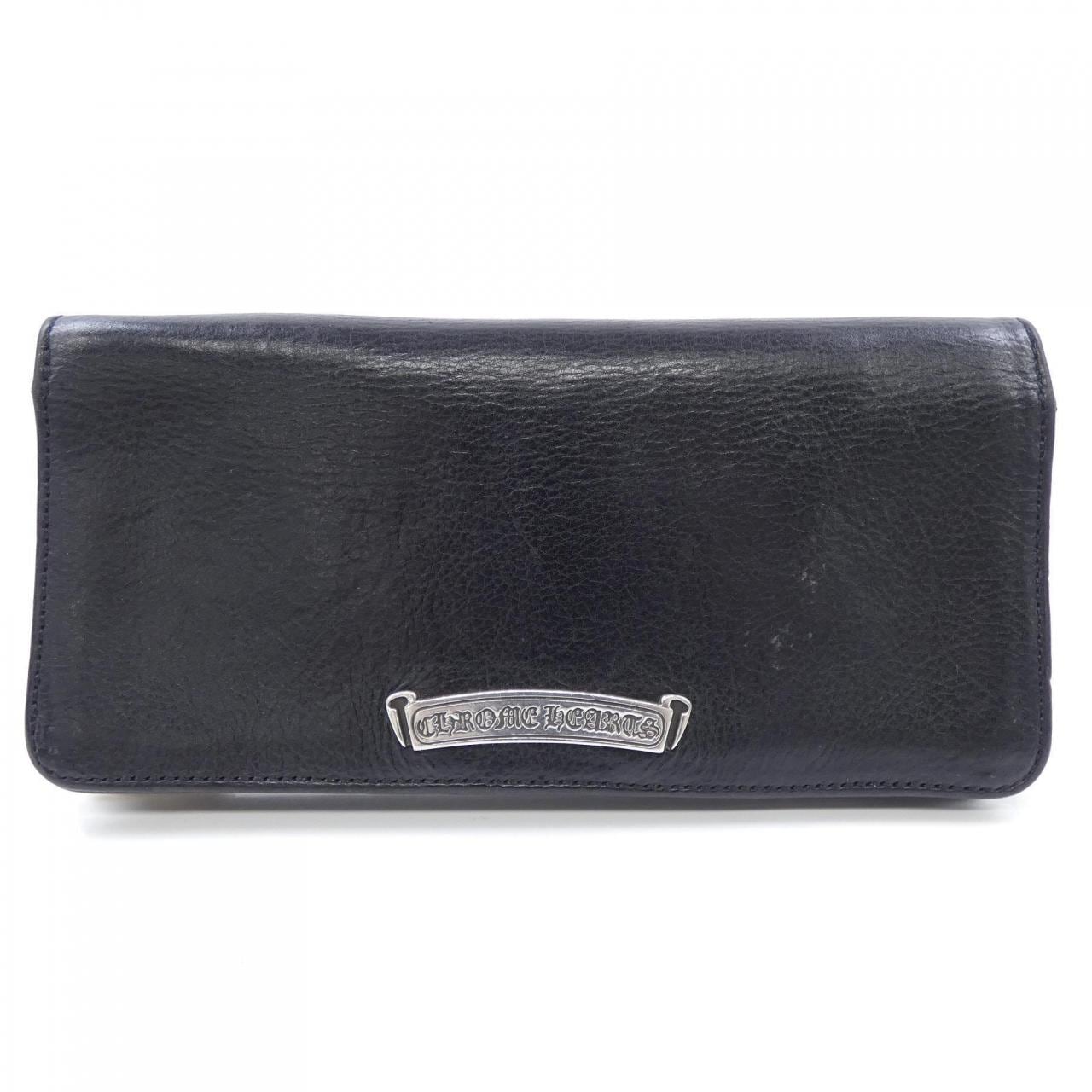 クロムハーツ CHROME HEARTS LNG SNGL FOLD TIPS グロメット付 WALLET