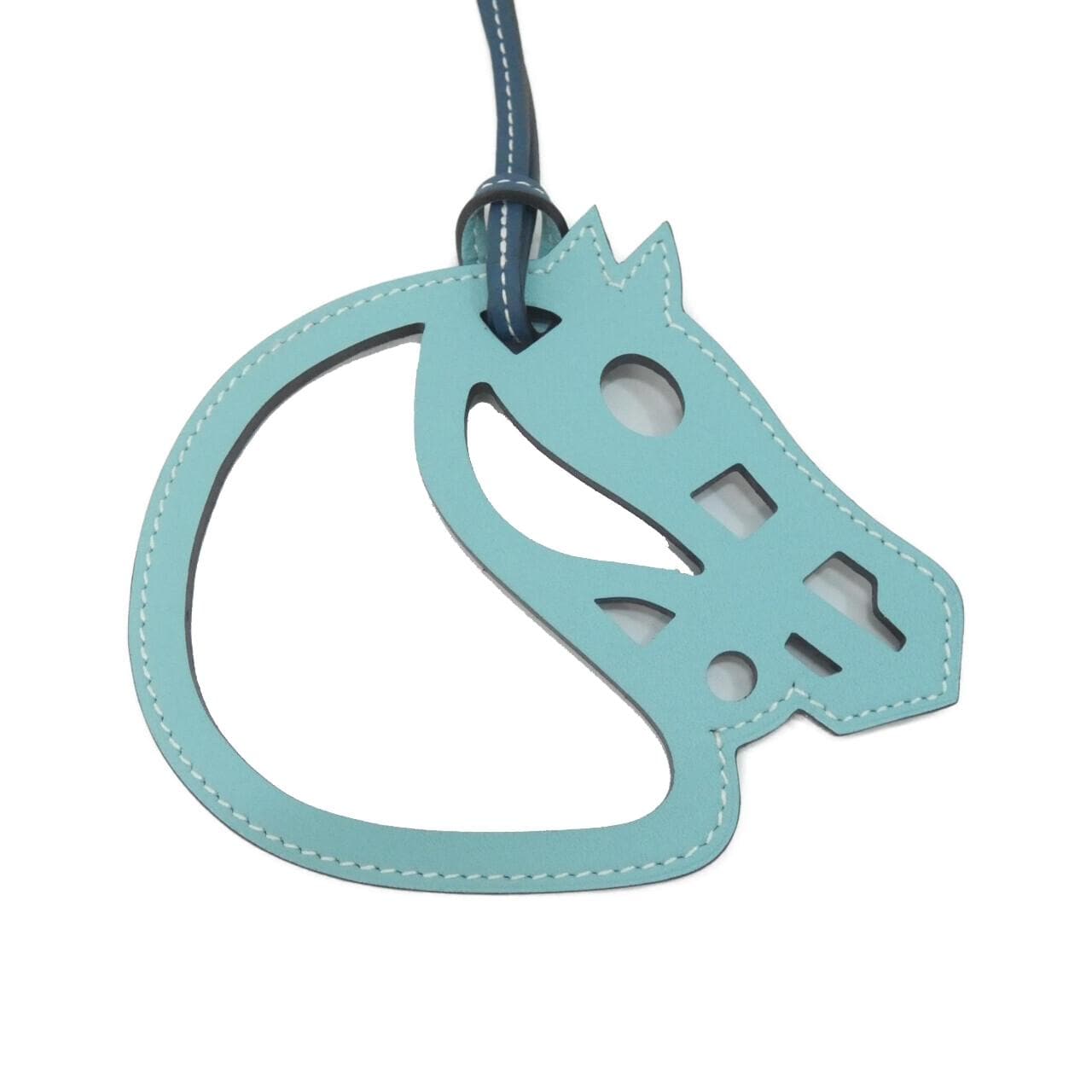 エルメス パドック シュバル バイカラー 067303CA バッグチャーム