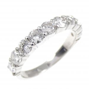 PT900 ハーフエタニティ ダイヤモンド リング 1.00CT