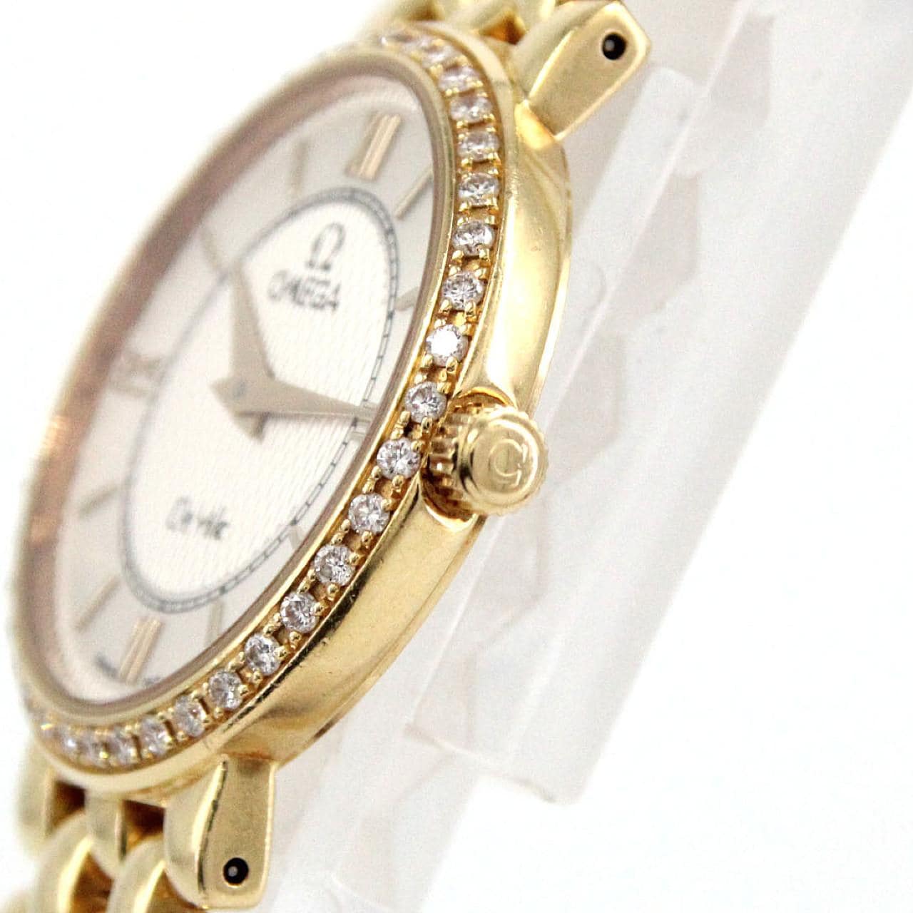 【ノーメンテナンス還元価格】オメガ デ･ヴィル YG/D YG クォーツ