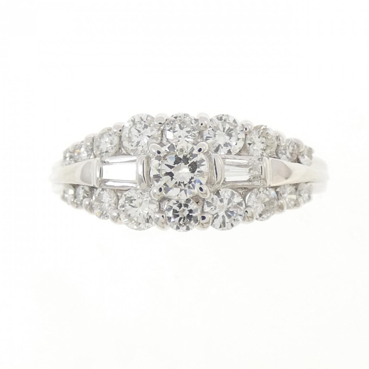 K18WG ダイヤモンド リング 1.00CT