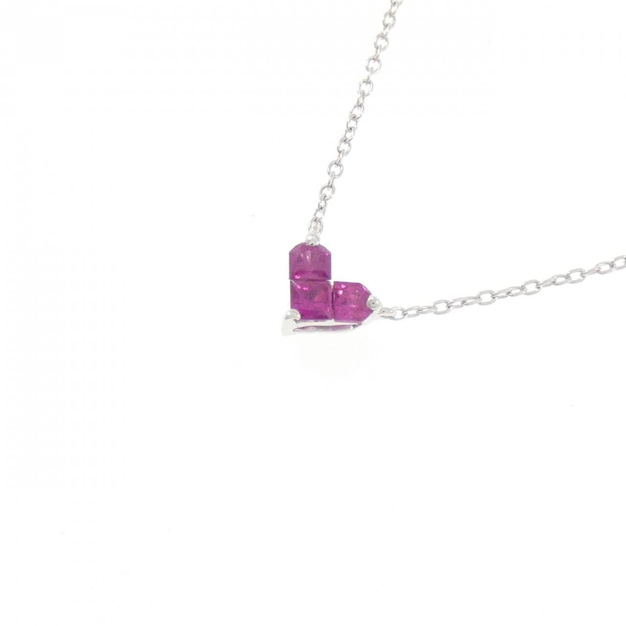 スタージュエリー ミステリアスハート ネックレス 0.13CT