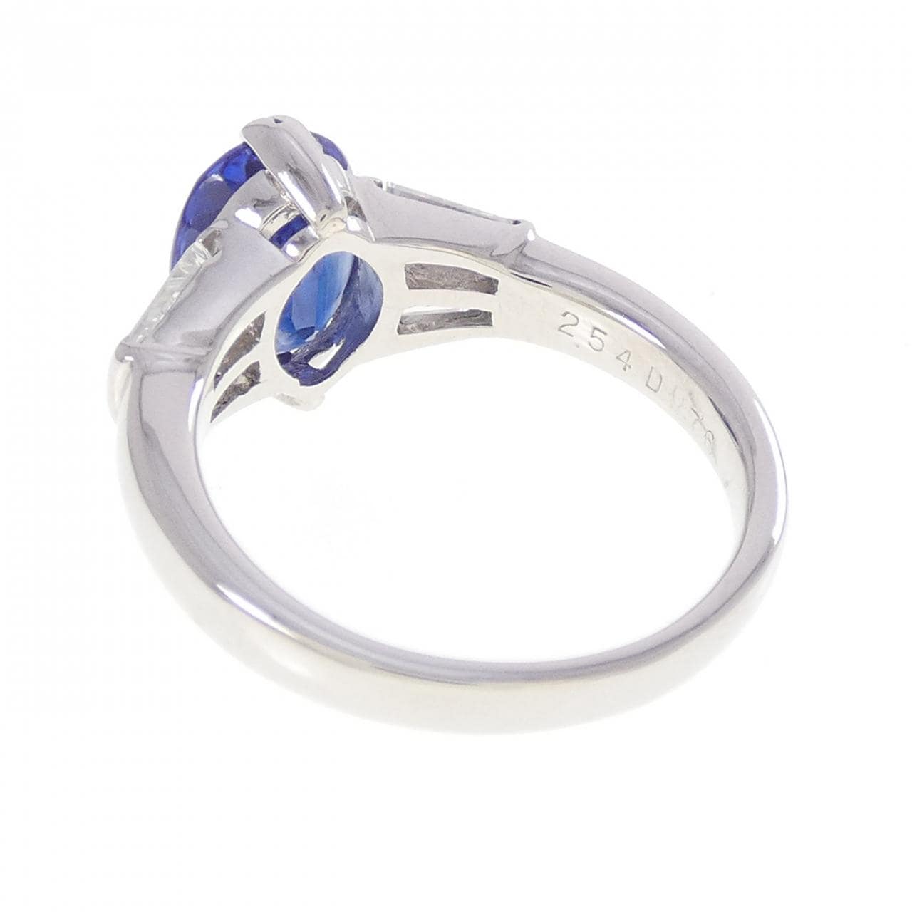 PT900 サファイヤ リング 2.54CT