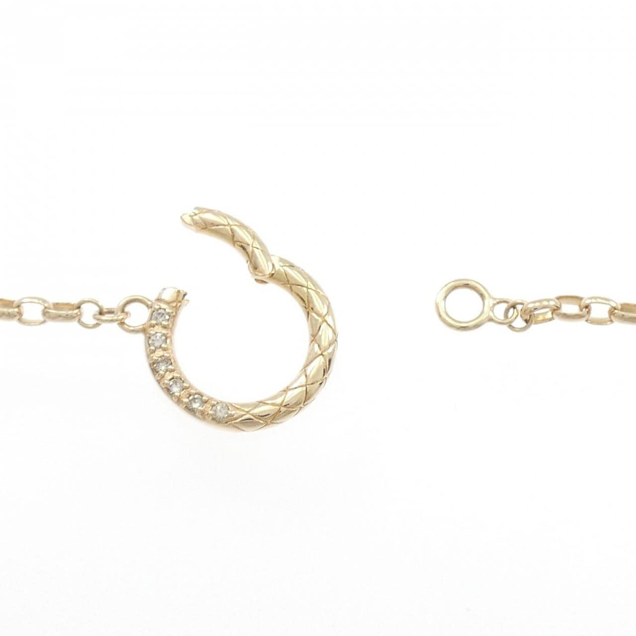 アガット ダイヤモンド ネックレス 0.02CT