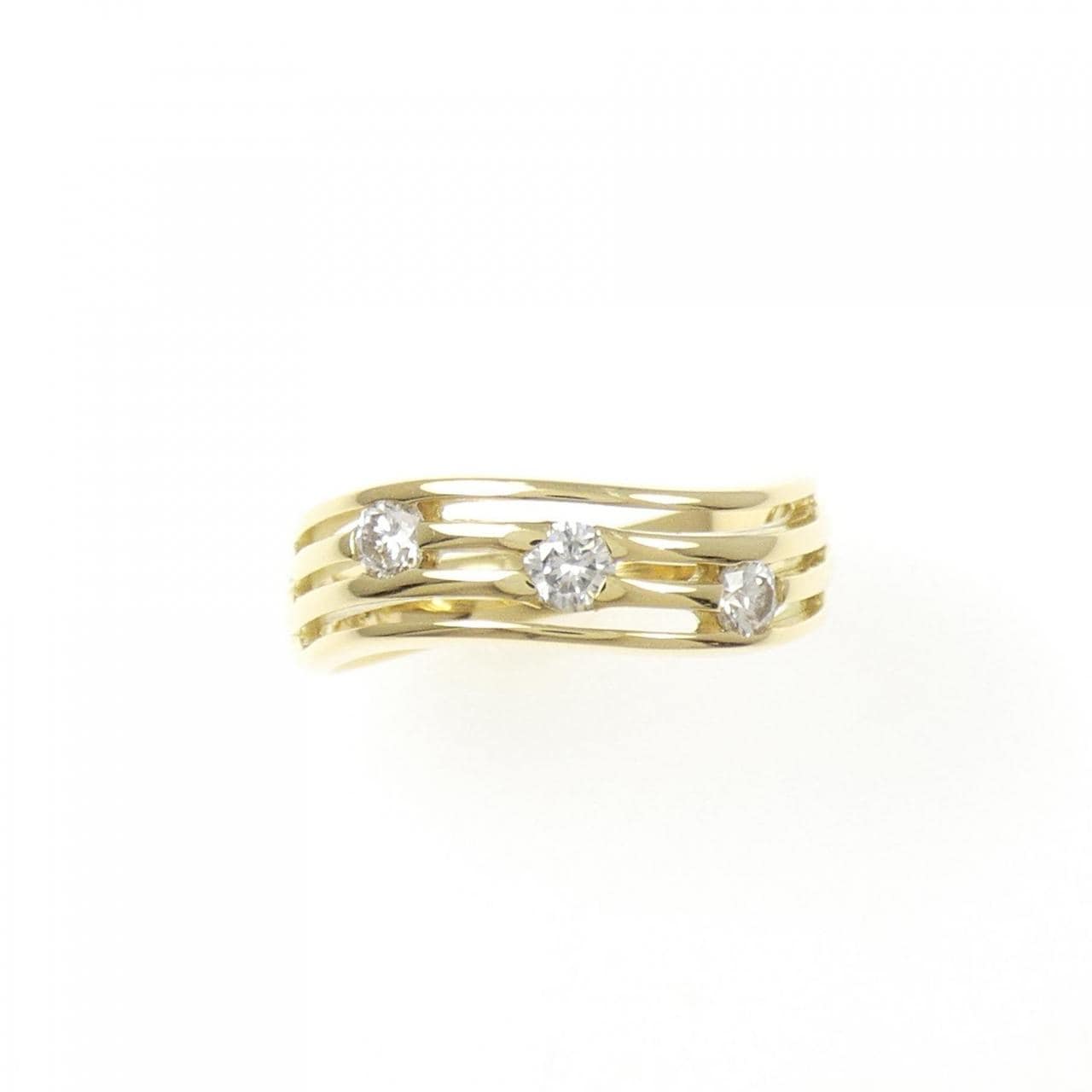 K18YG ダイヤモンド リング 0.30CT