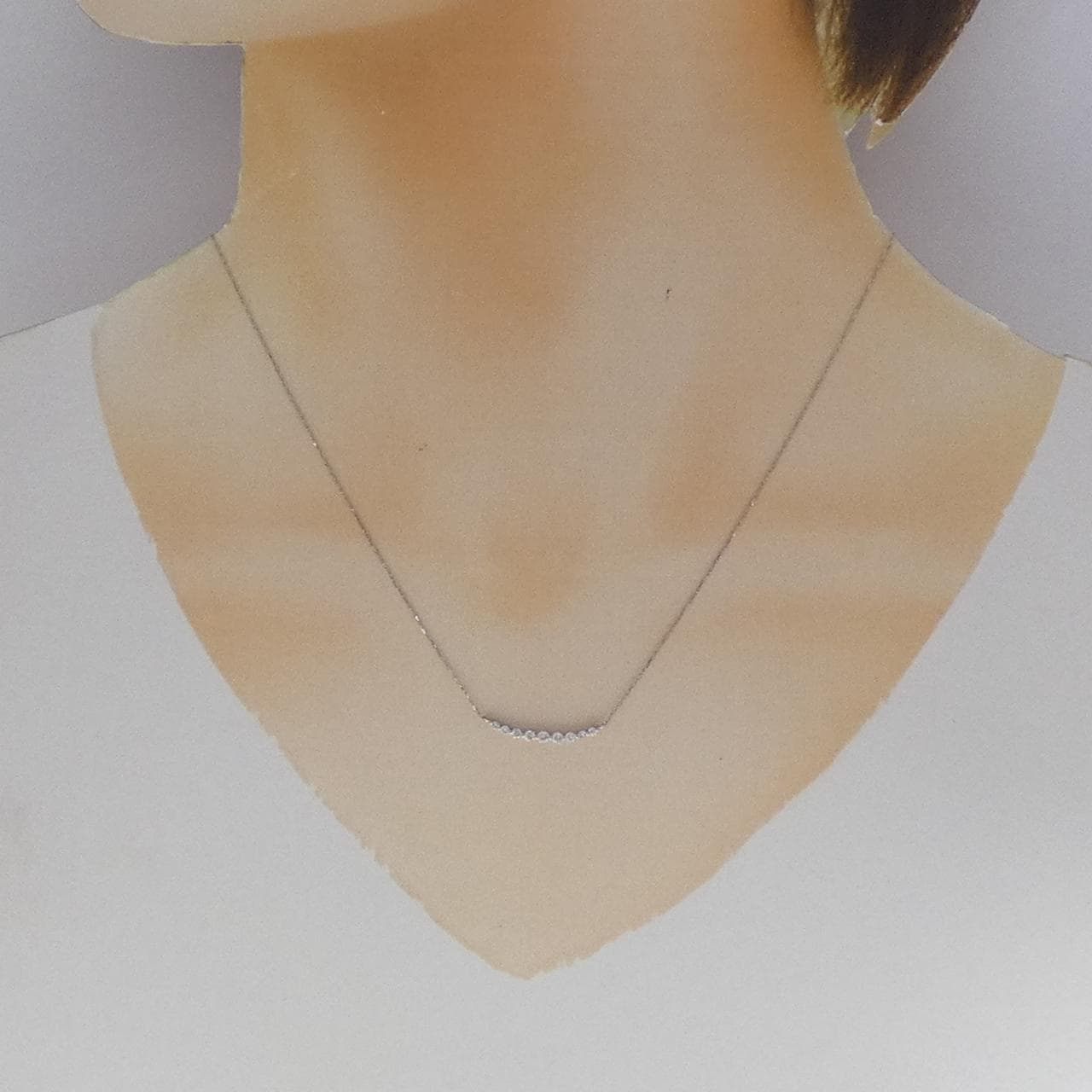 PT900/PT850 ダイヤモンド ネックレス 0.20CT