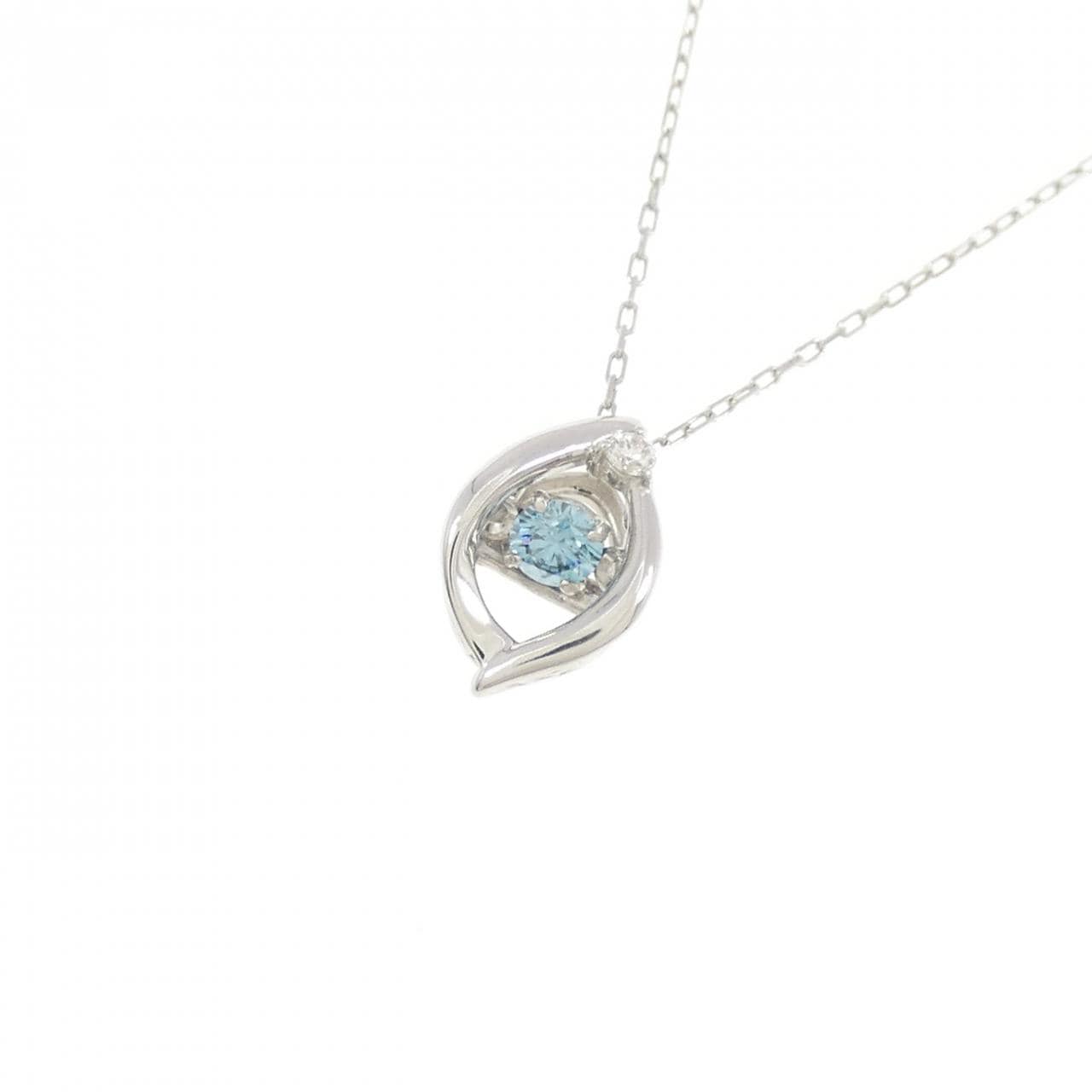 PT900/PT850 ダイヤモンド ネックレス 0.05CT