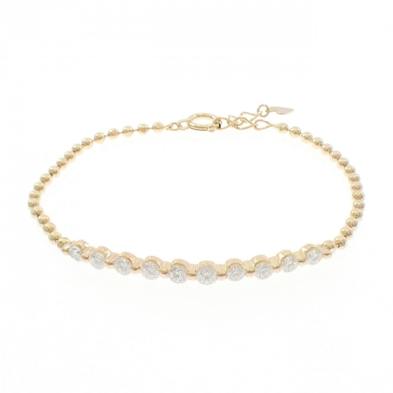 K18YG ダイヤモンド ブレスレット