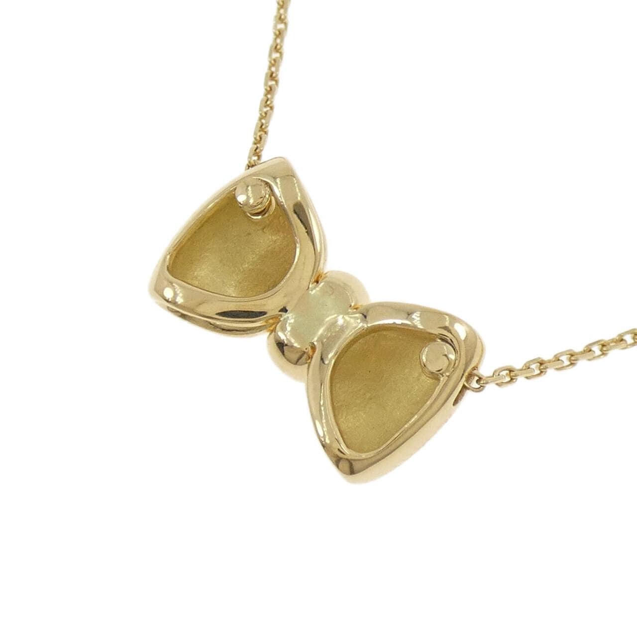 【ヴィンテージ】ヴァンクリーフ&アーペル 750YG リボン ネックレス