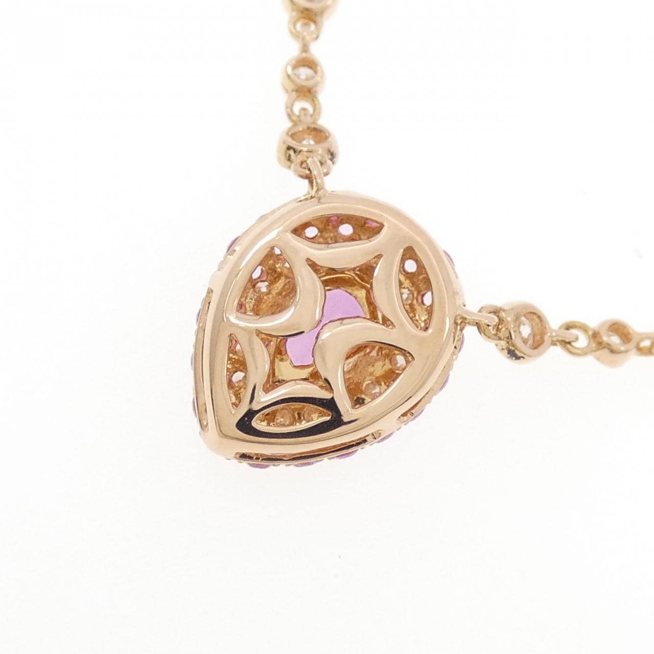 750YG サファイヤ ネックレス 0.85CT