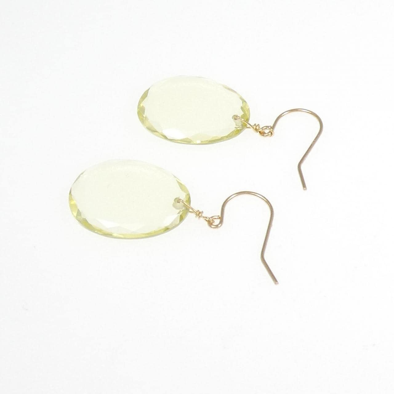 [BRAND NEW] K18YG Quartz earrings