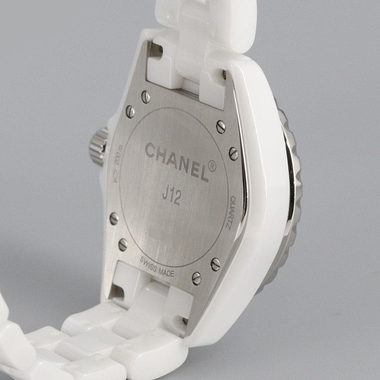 シャネル J12 33mmセラミック･12P･センターパヴェ H2123 セラミック クォーツ