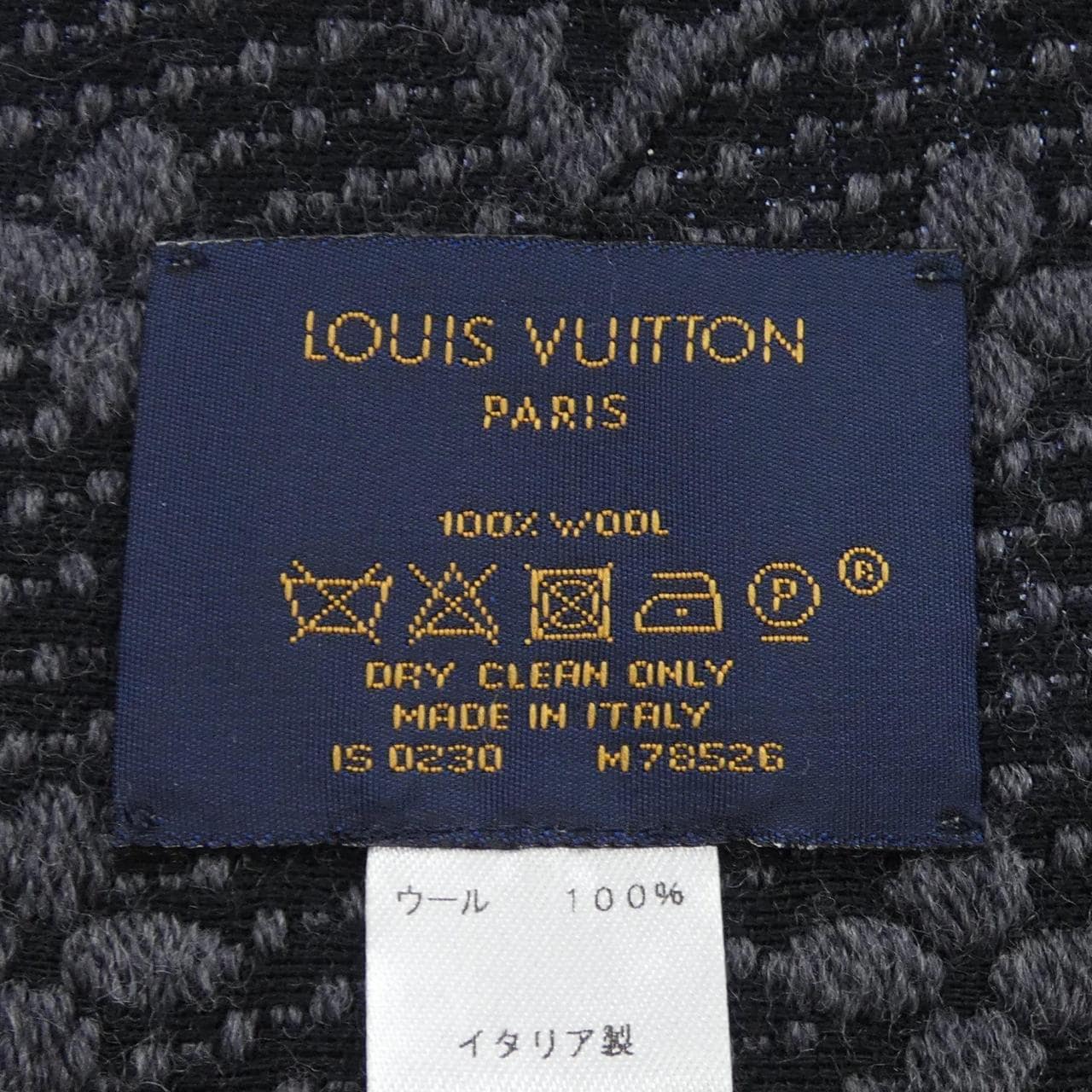 ルイヴィトン LOUIS VUITTON モノグラム クラシック M78526 MUFFLER