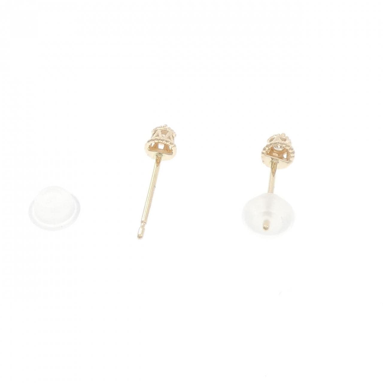 アガット ダイヤモンド ピアス