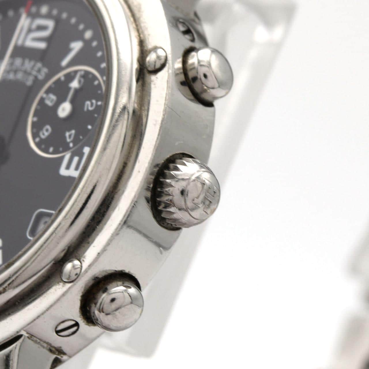 【ノーメンテナンス還元価格】エルメス クリッパークロノグラフ CL1.310 SS クォーツ