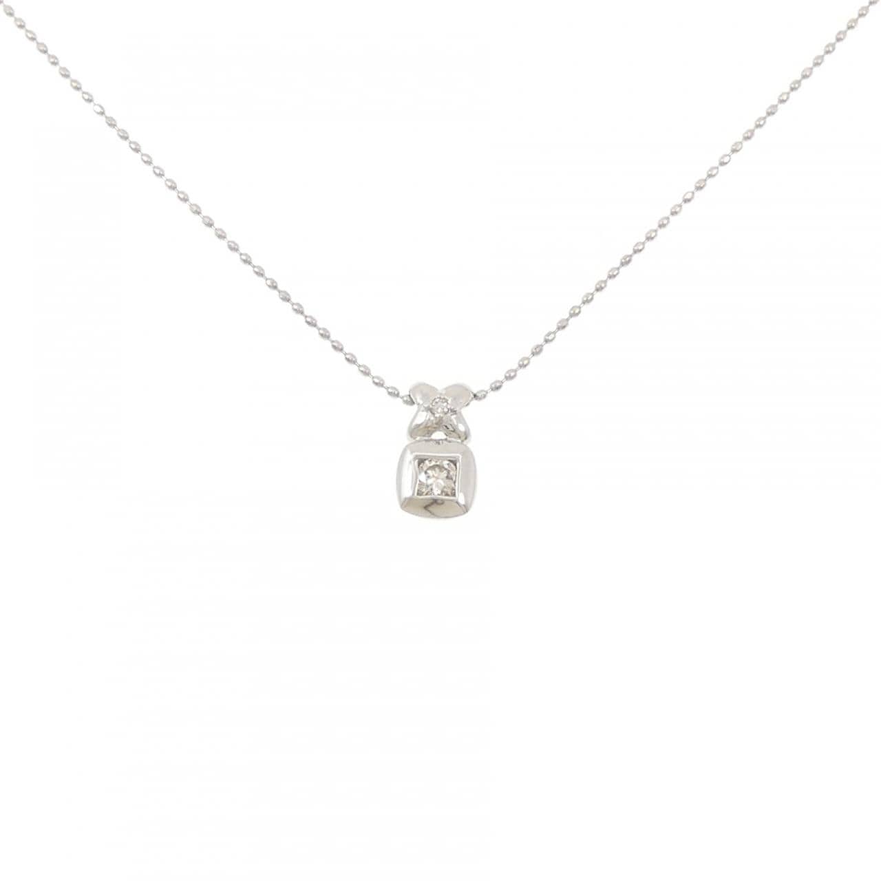 PT900/PT850 ダイヤモンド ネックレス 0.11CT