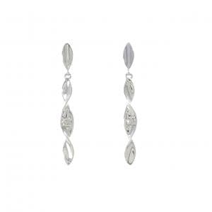 K14WG ダイヤモンド ピアス 0.10CT