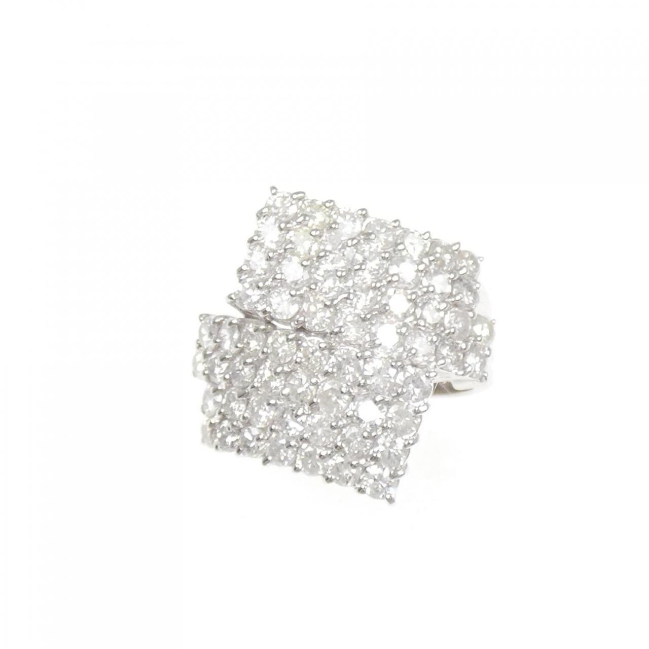 PT900 パヴェ ダイヤモンド リング 2.00CT