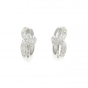 K14WG ダイヤモンド イヤリング 0.22CT