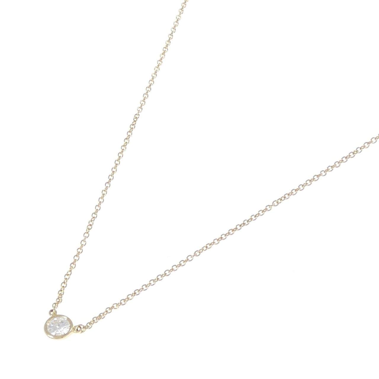 ティファニー バイザヤード ネックレス 0.27CT F IF 3EXT