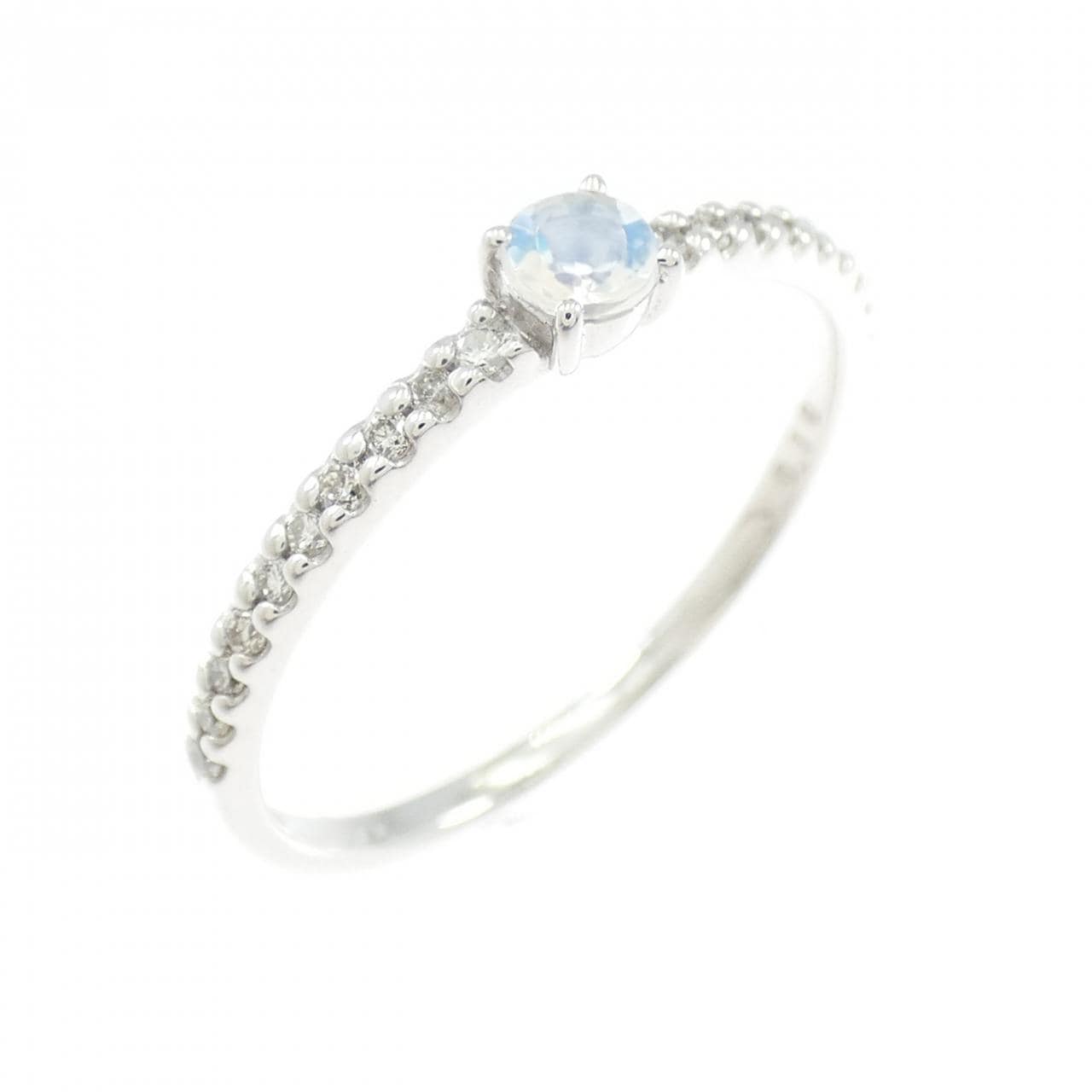 K18WG ラブラドライト リング