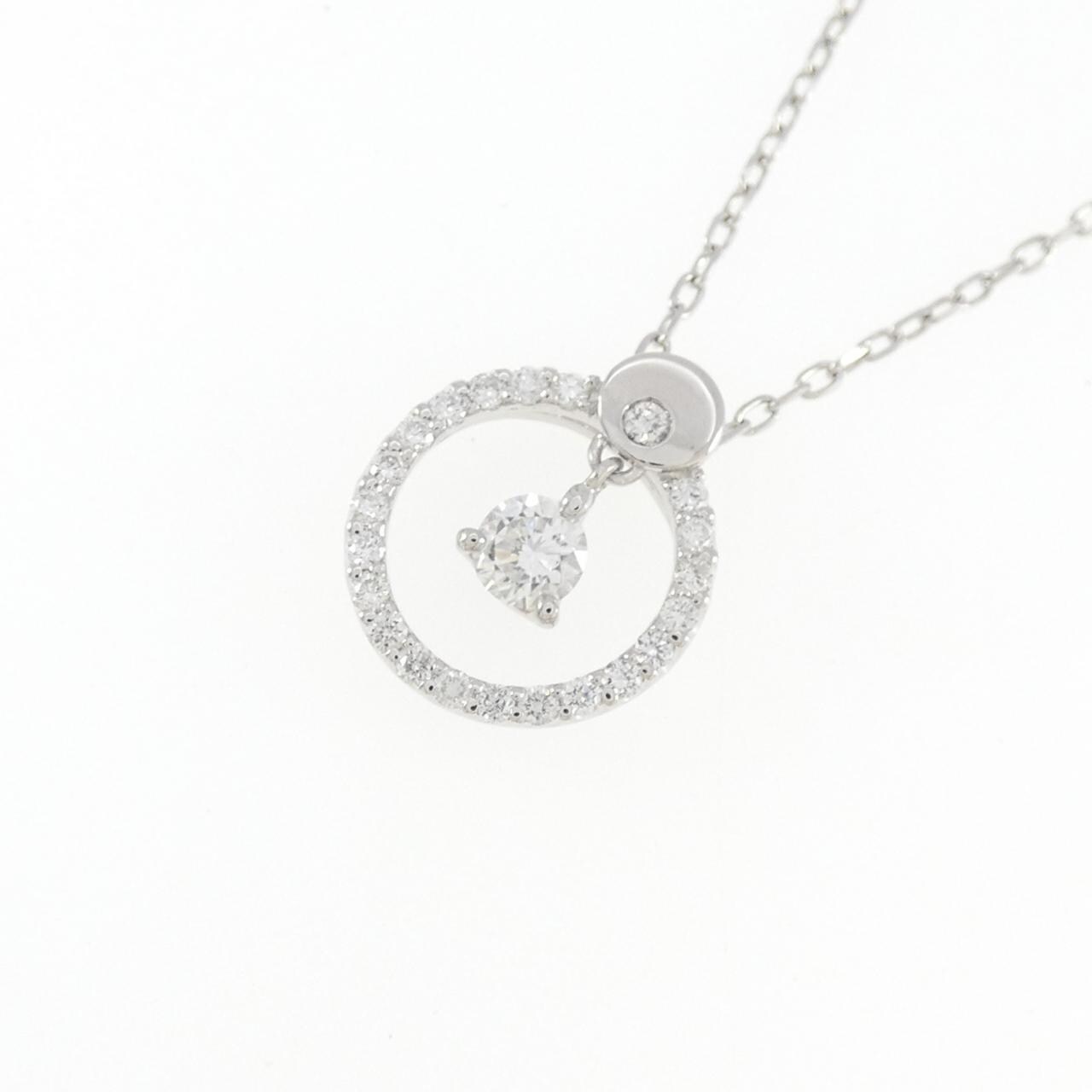 PT900/PT850 ダイヤモンド ネックレス 0.18CT