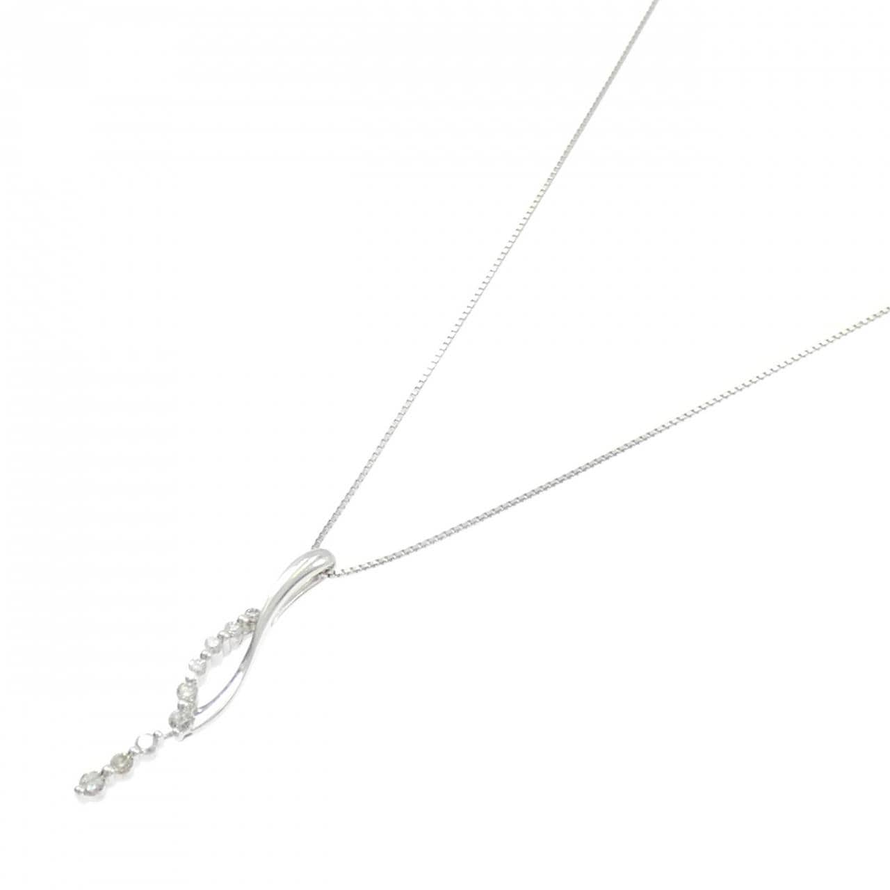 PT950/PT850 ダイヤモンド ネックレス 0.25CT