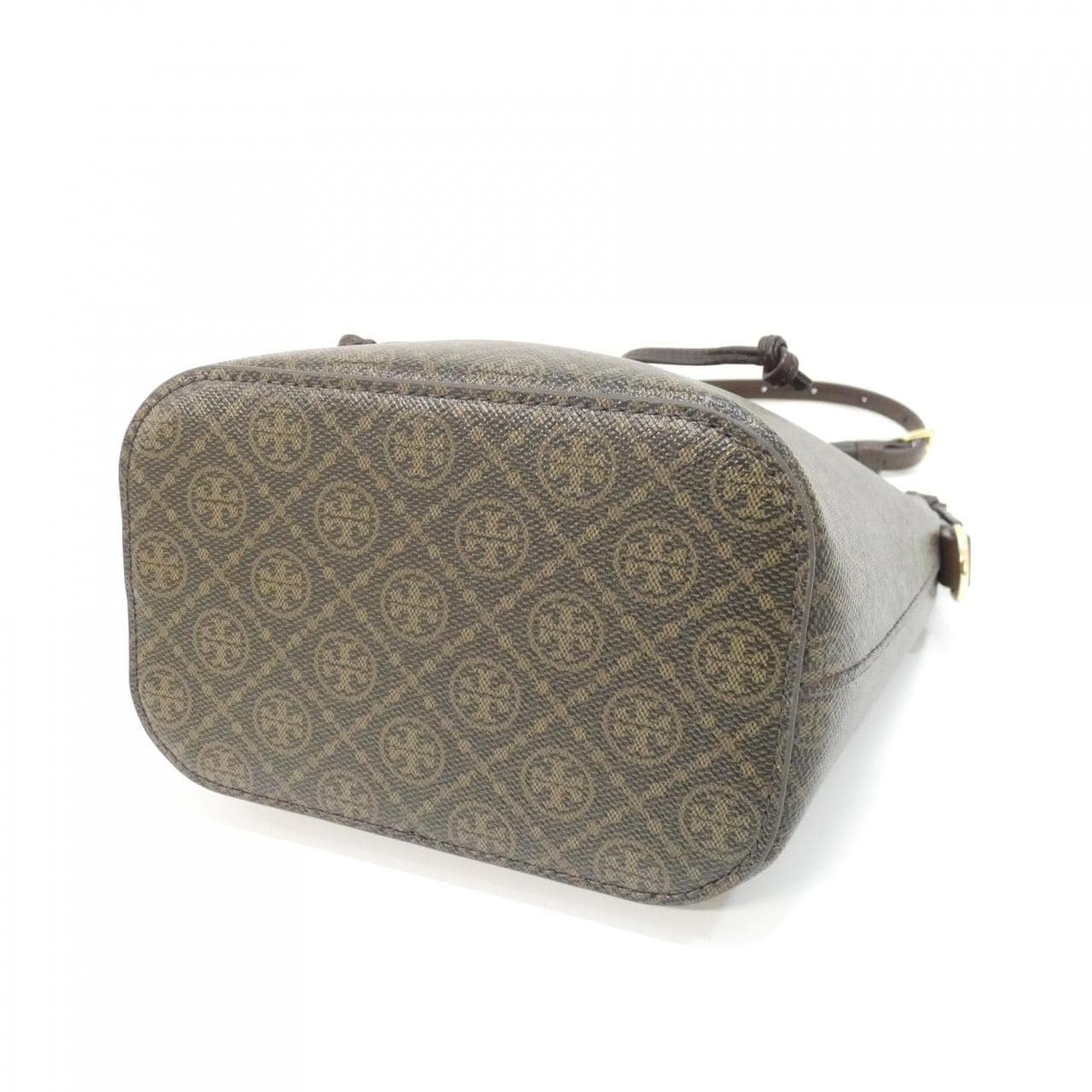 【新品】トリーバーチ T MONOGRAM COATED CANVAS MINI BUCKET BAG 164889 バッグ