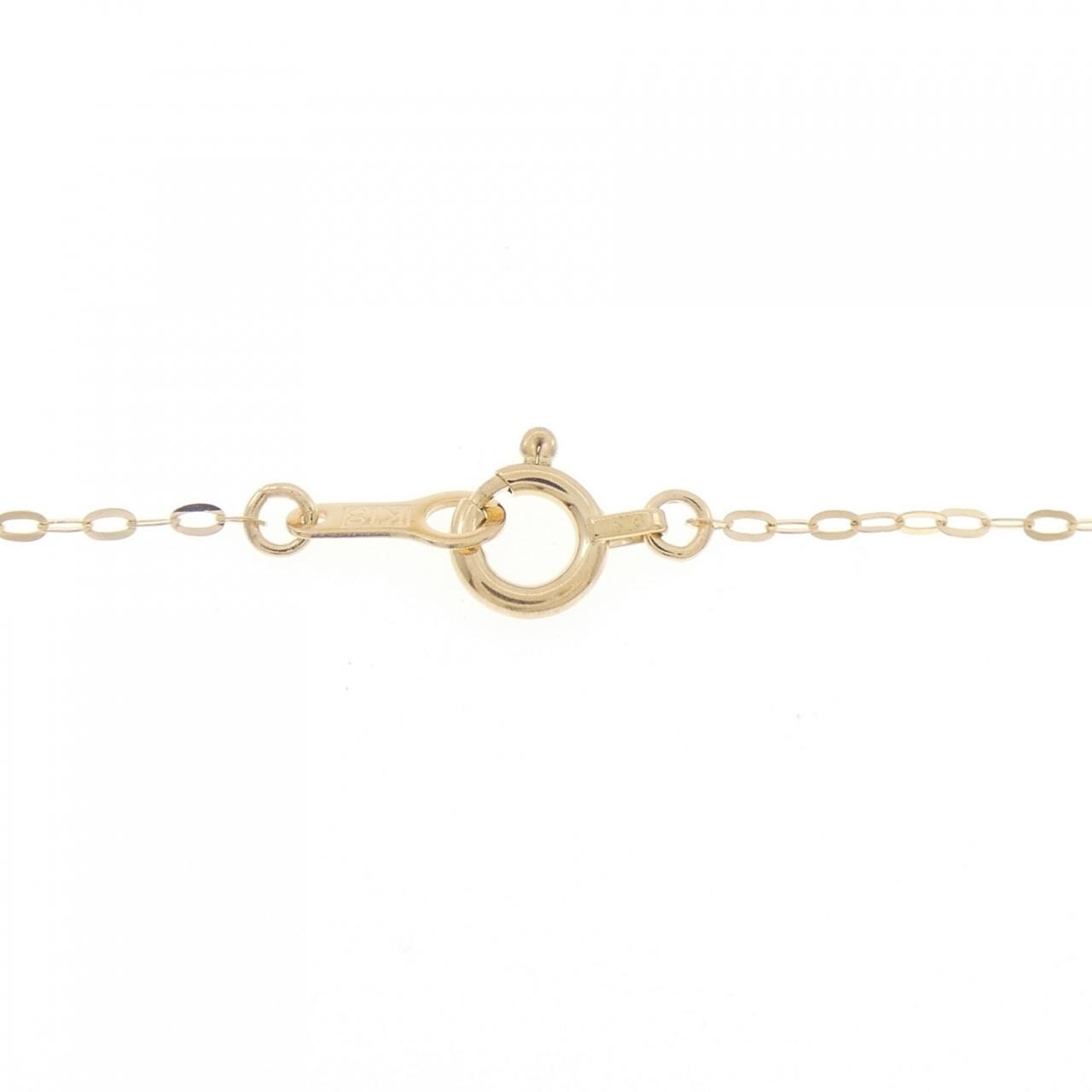 K18YG キュービック ネックレス