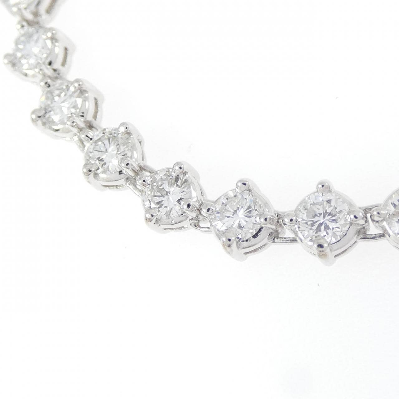 PT900/K18WG ダイヤモンド ネックレス 9.71CT