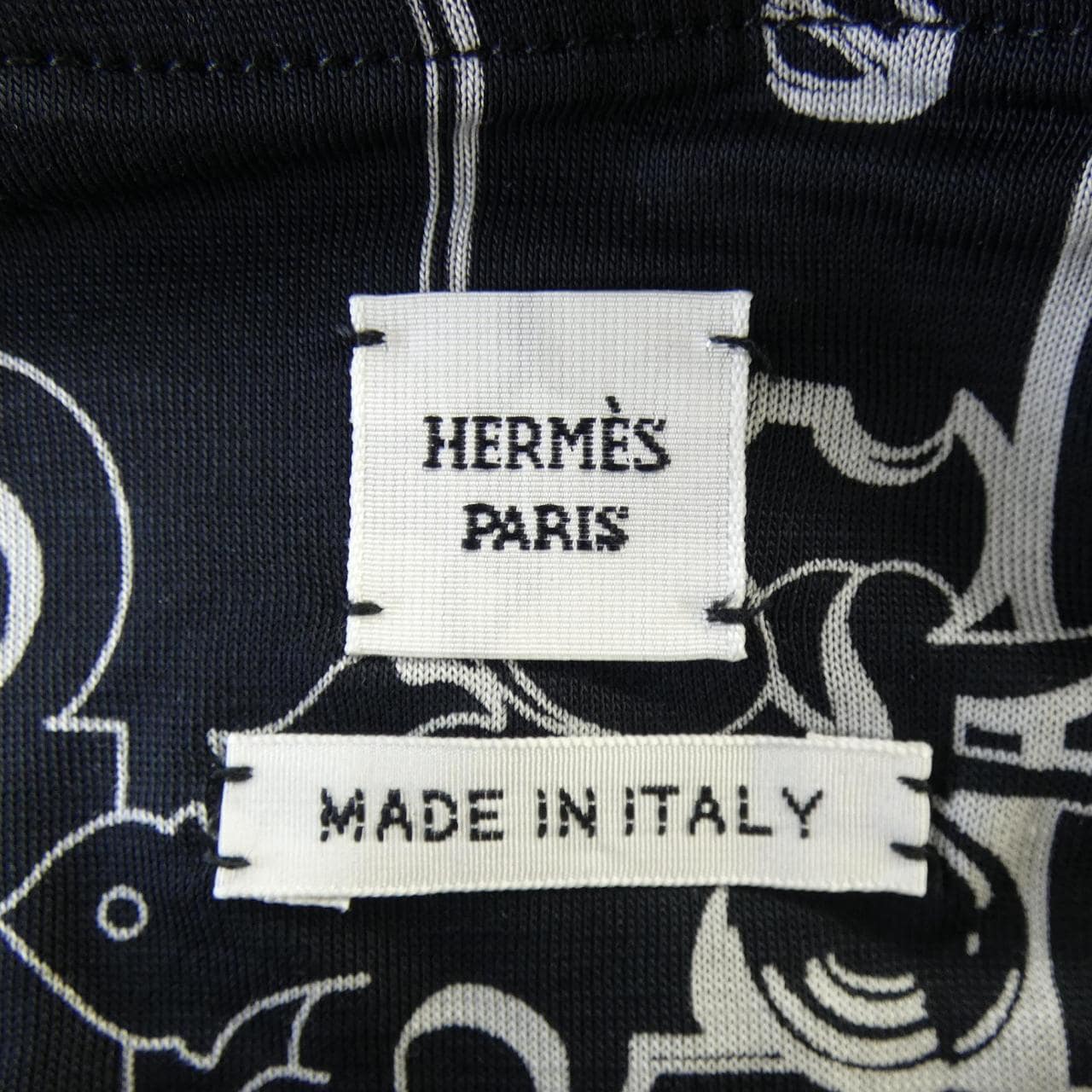 エルメス HERMES フェロヌリー リミックスプリント 6E4516DO ワンピース
