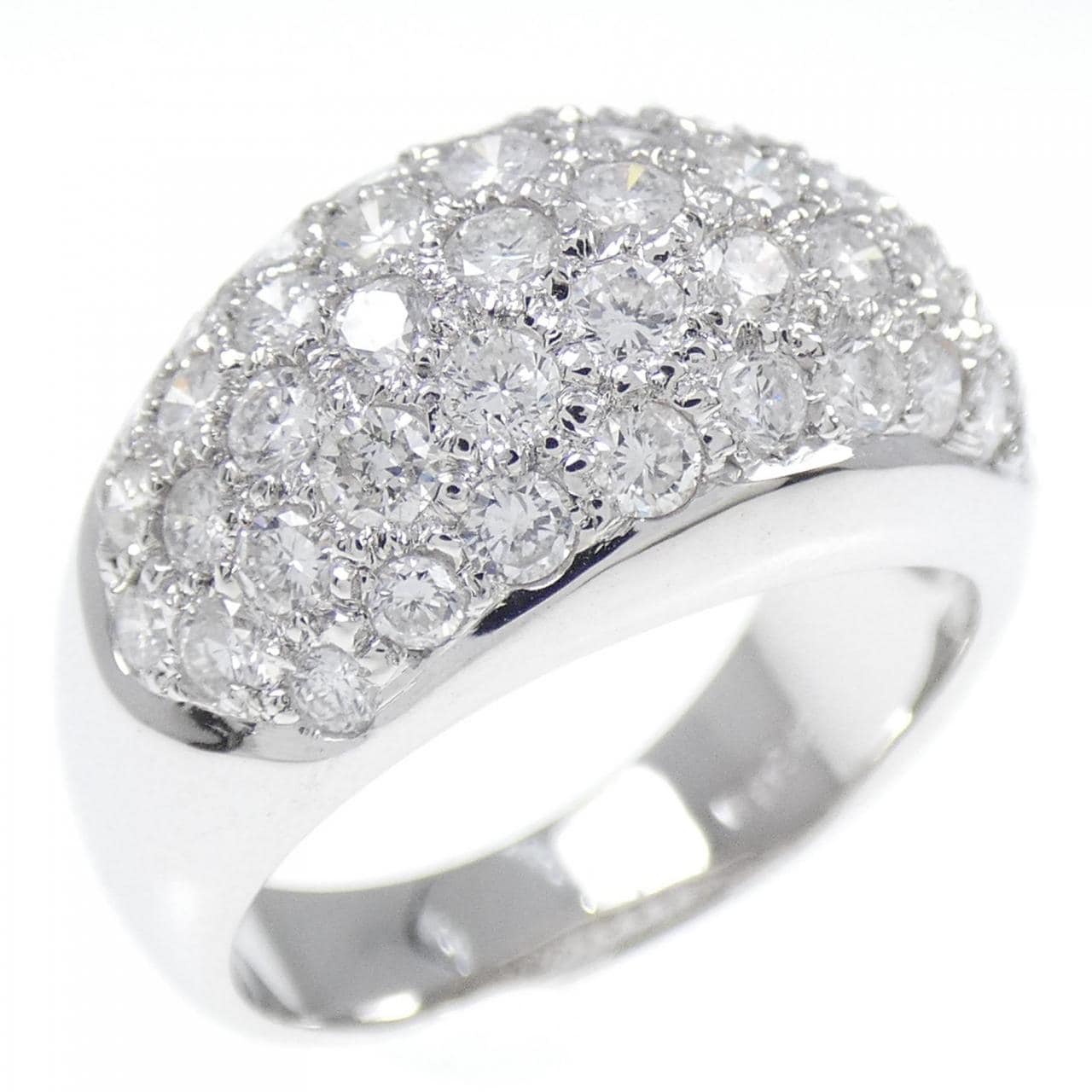 750WG Pave Diamond Ring 1.65CT
