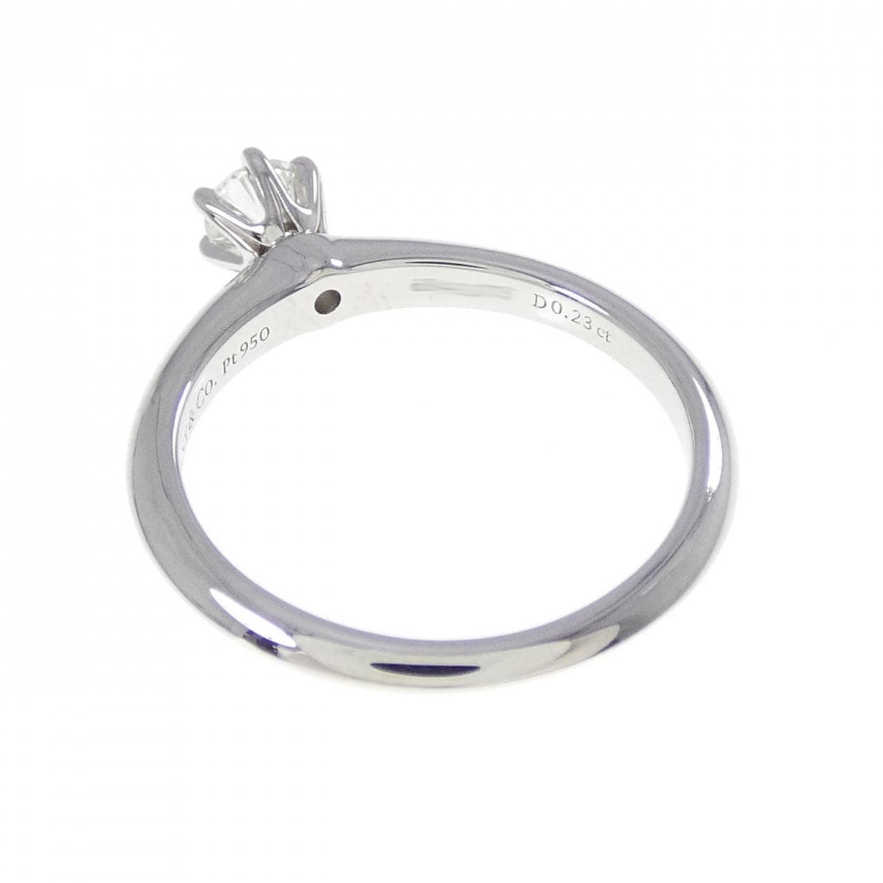 ティファニー クラシックソリティア リング 0.23CT