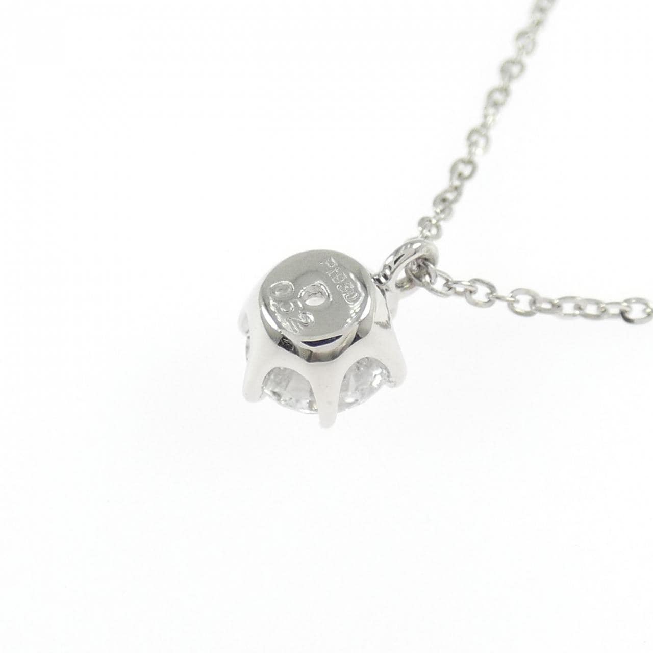 PT950/PT850 ダイヤモンド ネックレス 0.52CT D SI2 3EXT