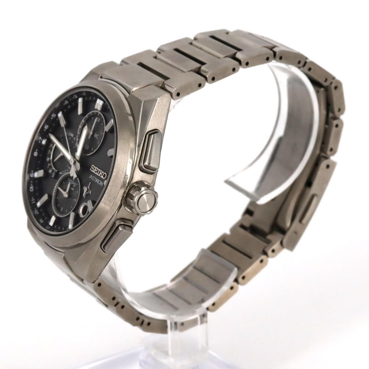 セイコー アストロン GPS 電波時計 TI 5X83-0AE0-1/SBXC163 TI ソーラークォーツ