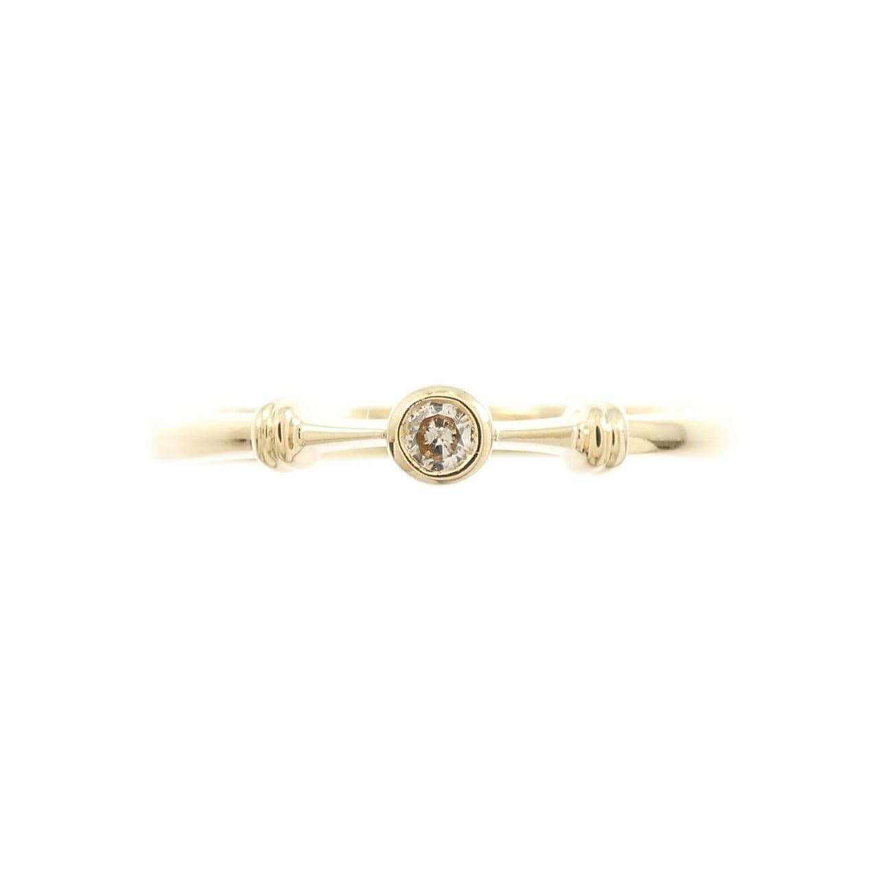 K18YG ダイヤモンド リング 0.03CT