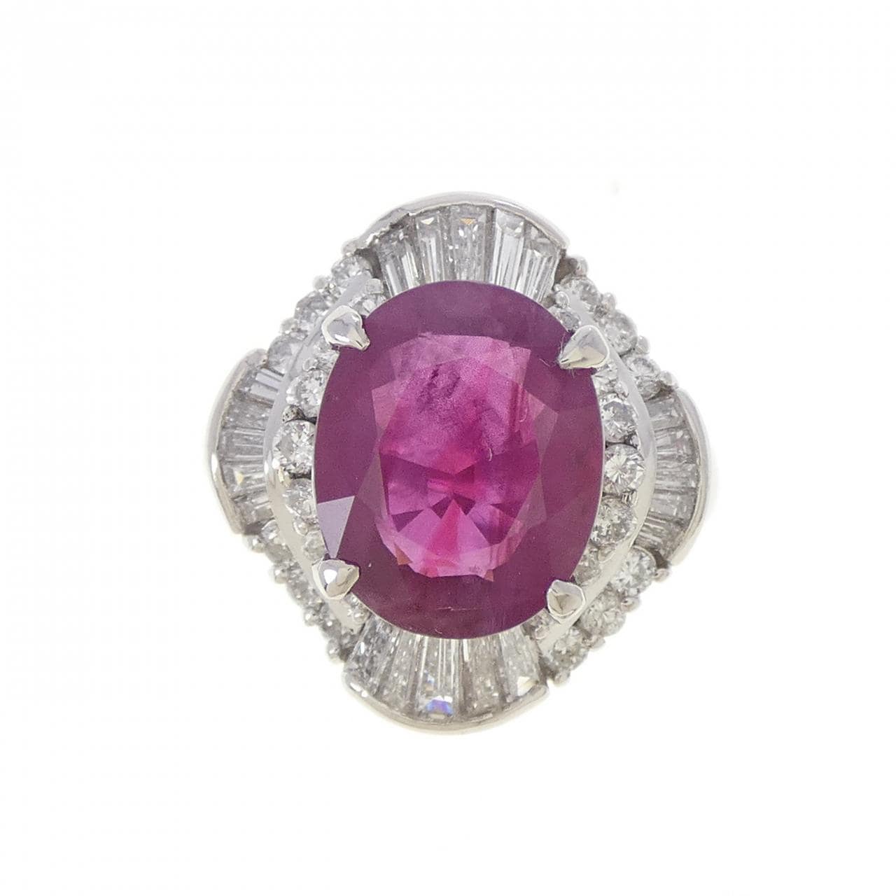 PT900 ルビー リング 2.49CT