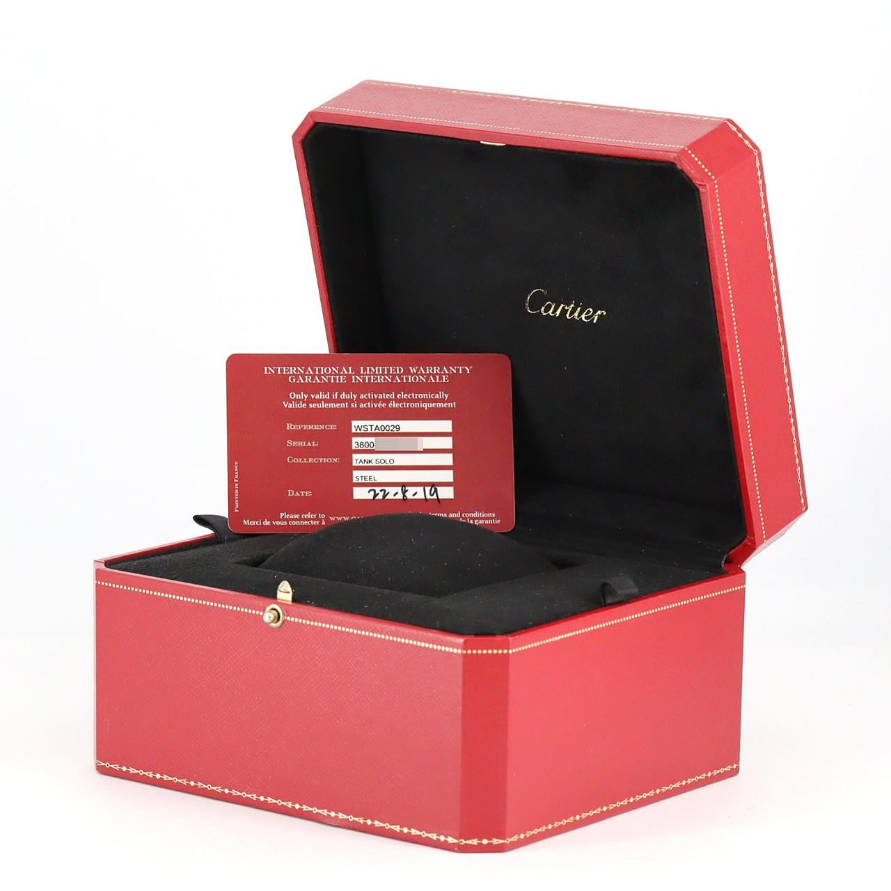 カルティエ タンクソロXL WSTA0029 SS 自動巻