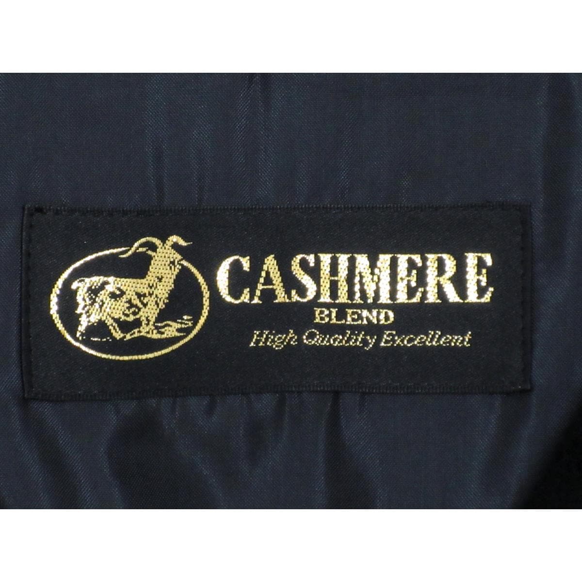 【新品】お洒落コート カシミヤ混 ヘチマ衿