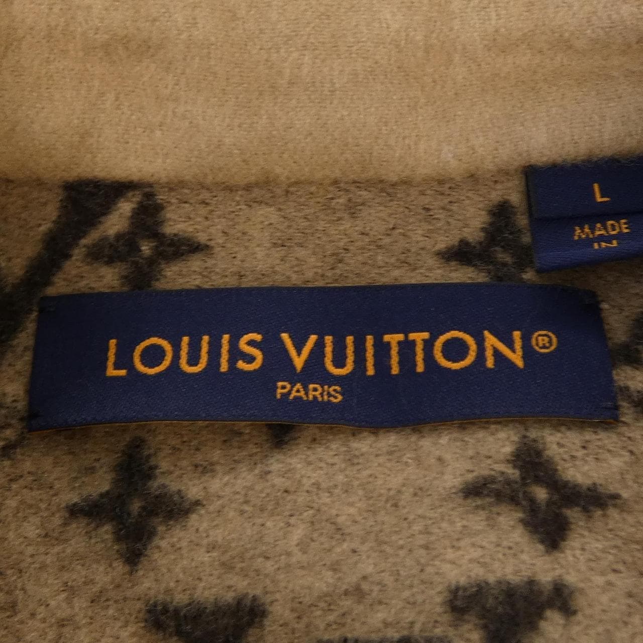 ルイヴィトン LOUIS VUITTON ダブルフェイスウールブレンドオーバーシャツ HQB42EFRW ジャケット