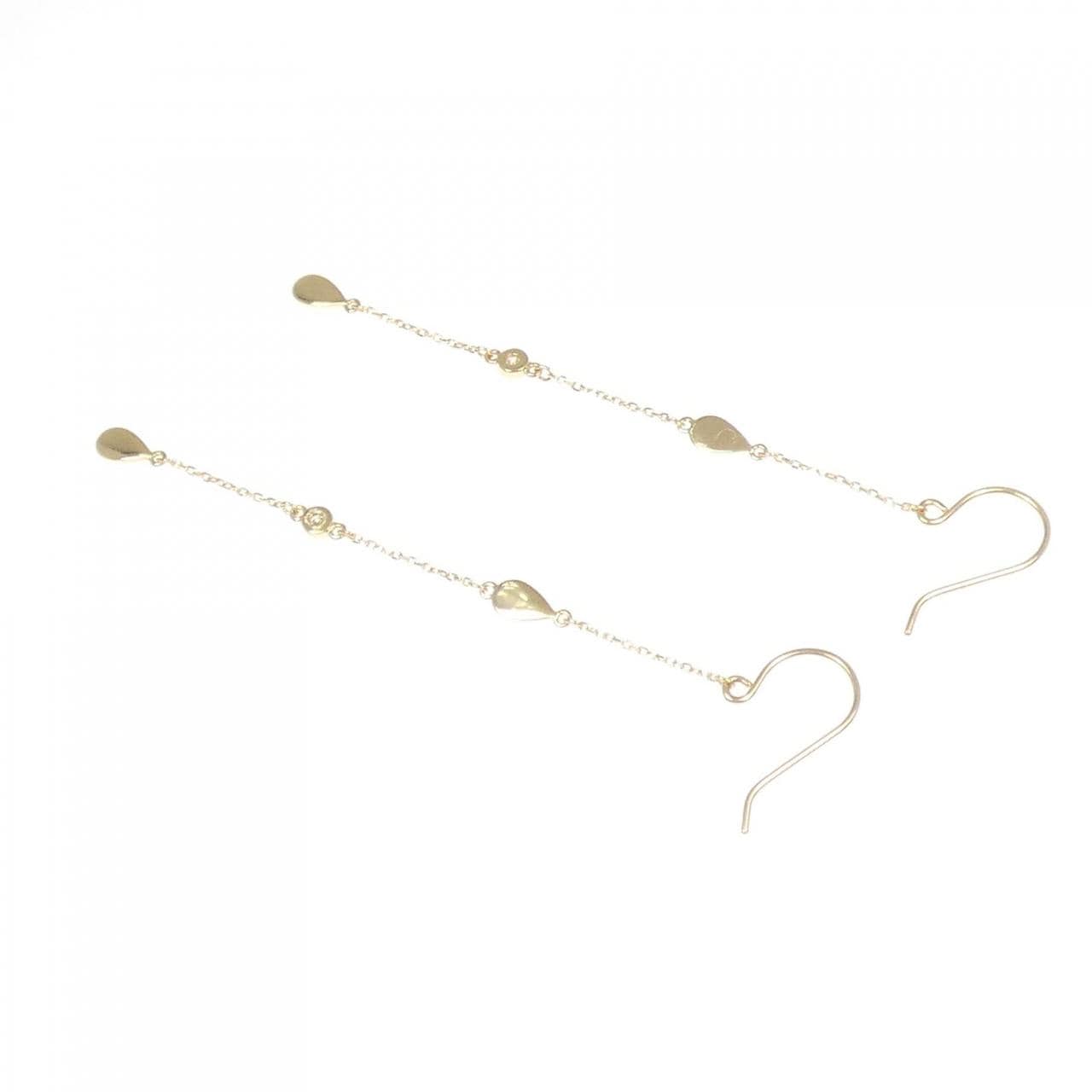 K18YG ダイヤモンド ピアス