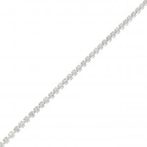 K10WG ダイヤモンド ブレスレット 1.00CT