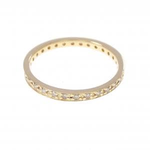 K18YG フルエタニティ ダイヤモンド リング 0.20CT