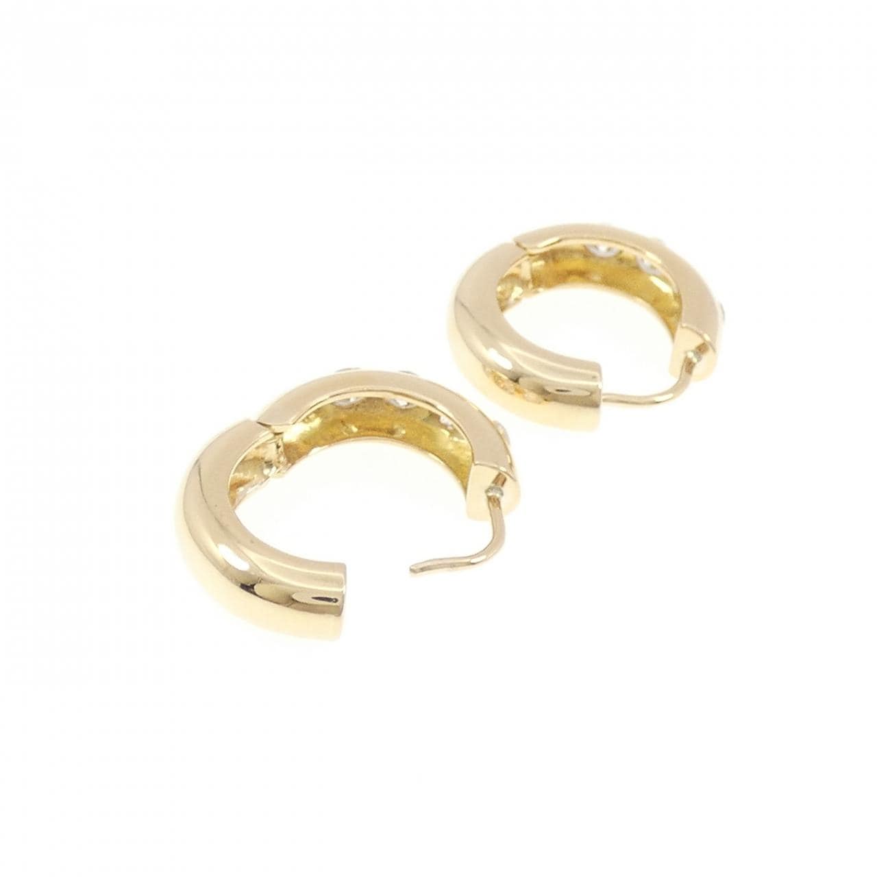 K18YG ダイヤモンド ピアス 1.005CT