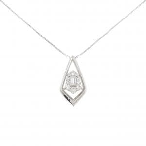 【新品】PT900/PT850 ダイヤモンド ネックレス 0.25CT