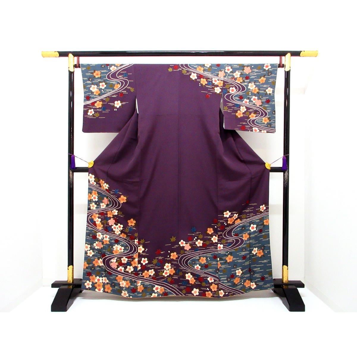 訪問着　花井幸子　友禅加工　刺繍入り