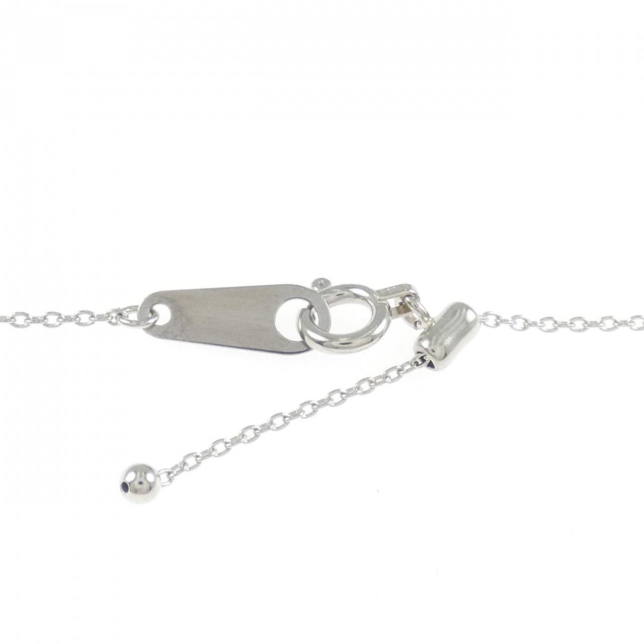 PT900/PT850 ソリティア ダイヤモンド ネックレス 0.30CT