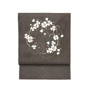 【新品】夏名古屋帯　刺繍加工