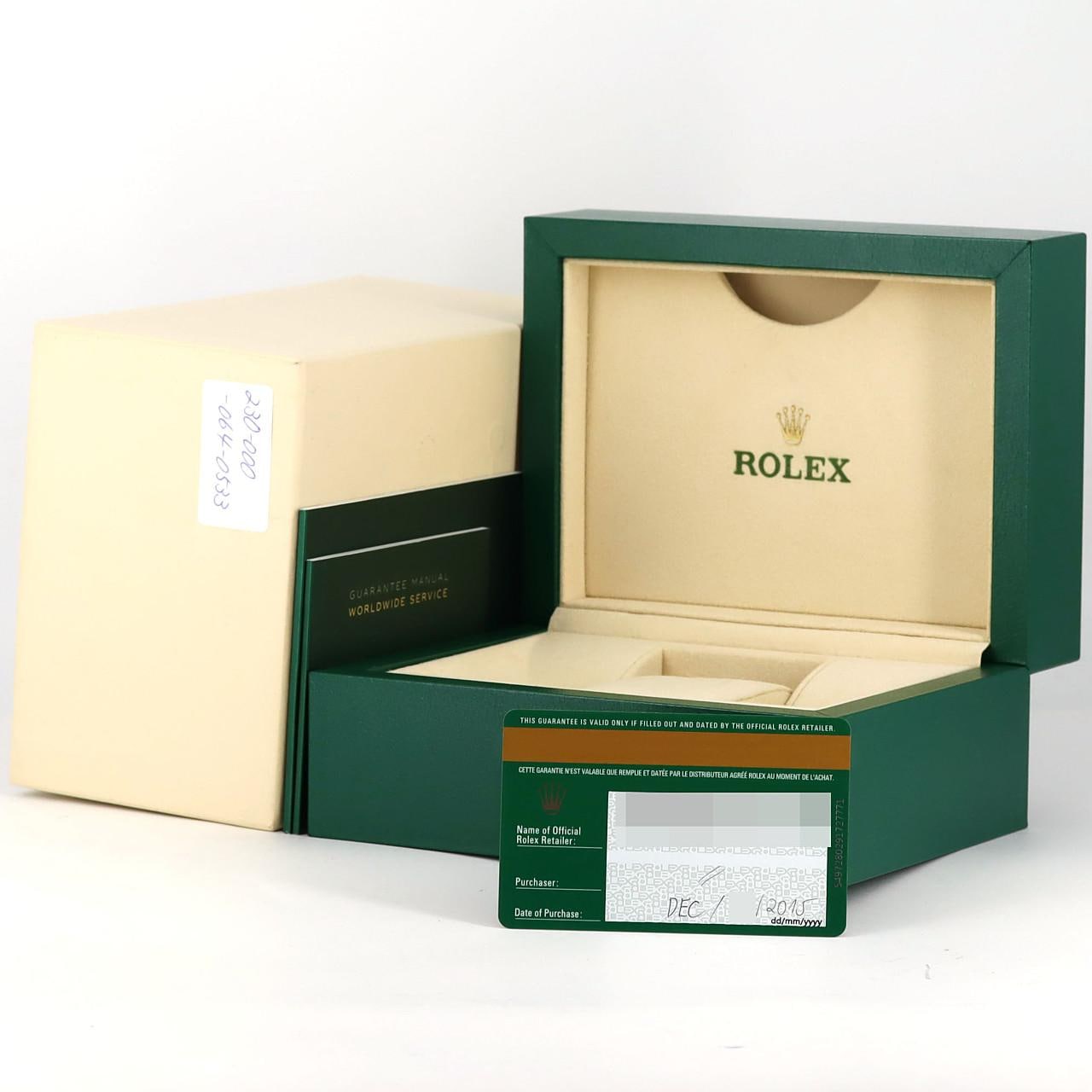 ROLEX Milgauss 116400 SS Automatic V number