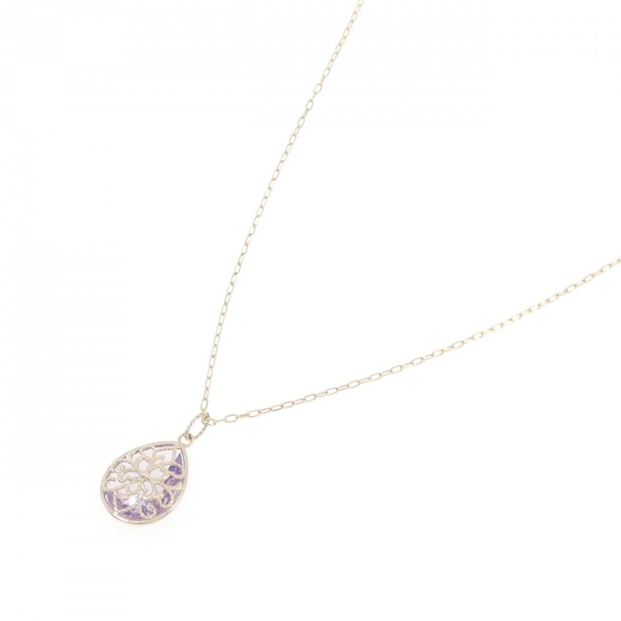 K10YG アメジスト ネックレス